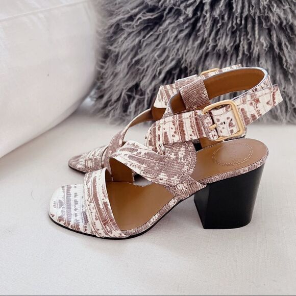 Chloe Candice sandals in Eternal Grey size 38 - Picture 8 of 12